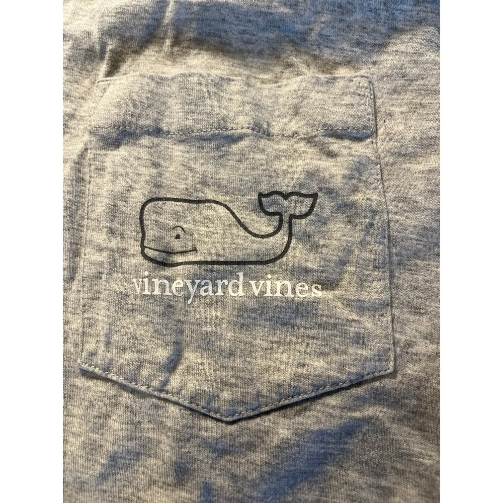 Vineyard Vines Gray Whale‎ Pocket Hoodie Long Sleeve Cotton Men's L - Picture 5 of 8